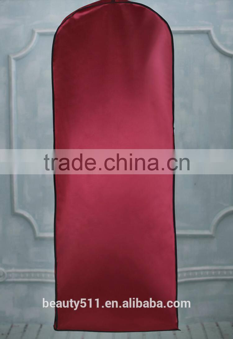China wholesale Long luxuriant wedding dress cover garment bag WB04