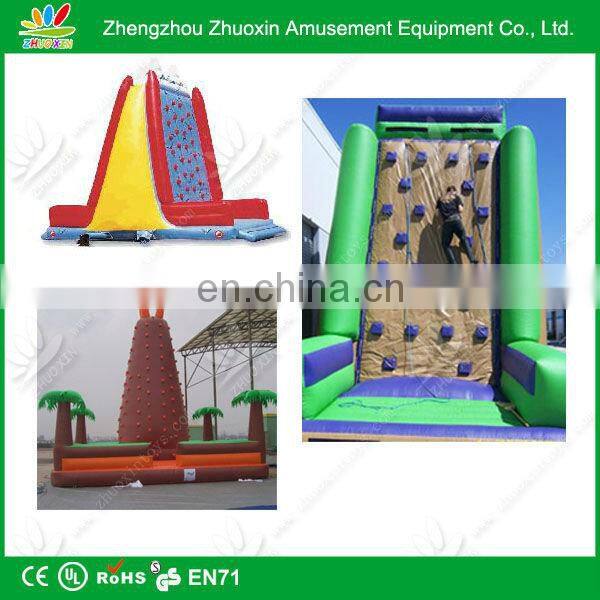 Sporting Playground Inflated Mountain Climbing Wall inflatable water rock climbing