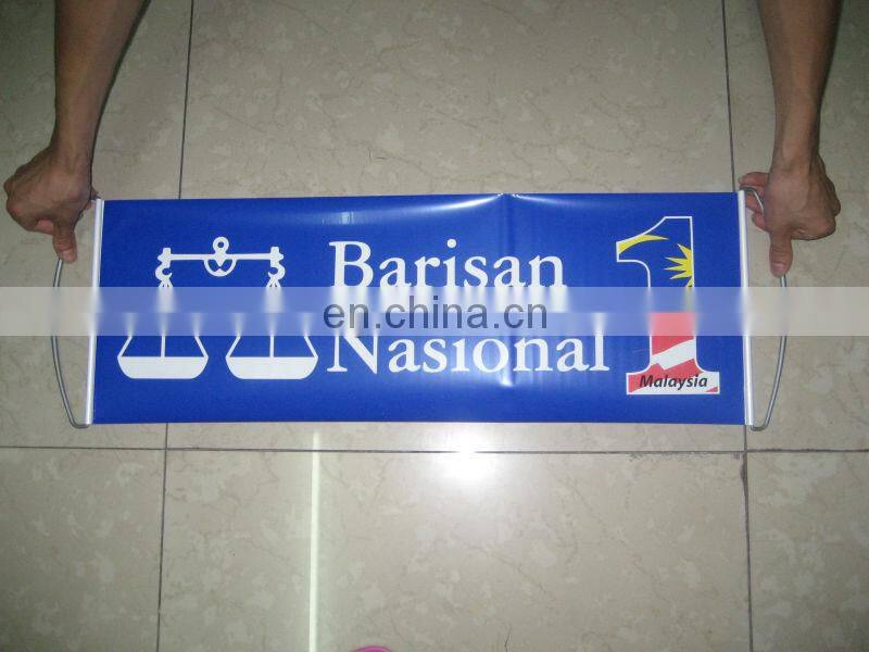 2 sides print digital print custom hand scroll up banner