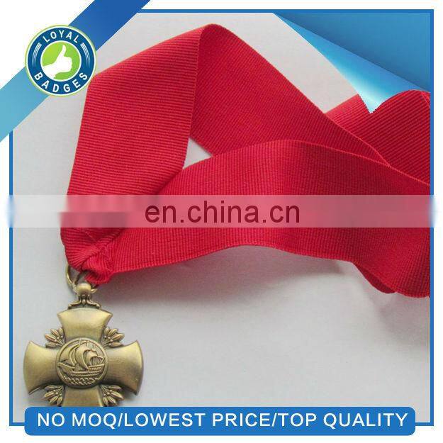 3D die casting medal hanger with ribbon
