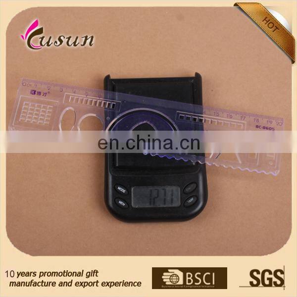 Fashion design promotional logo customized 15cm straight custom plastic ruler