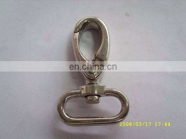 Wholesale 20mm size lead-free free sample custom metal snap hook for handbag handle