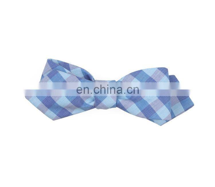 Hand made of 100% cotton old city checks self tie bow tie