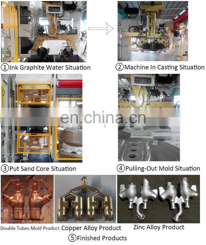 China products supply high frequency automatic casting machine zinc parts low pressure die casting machines