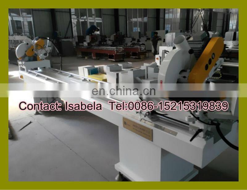 Double mitre cutting saw / Double Miter Sawing Cutting Machine / PVC window door machine (SJ02-3500)