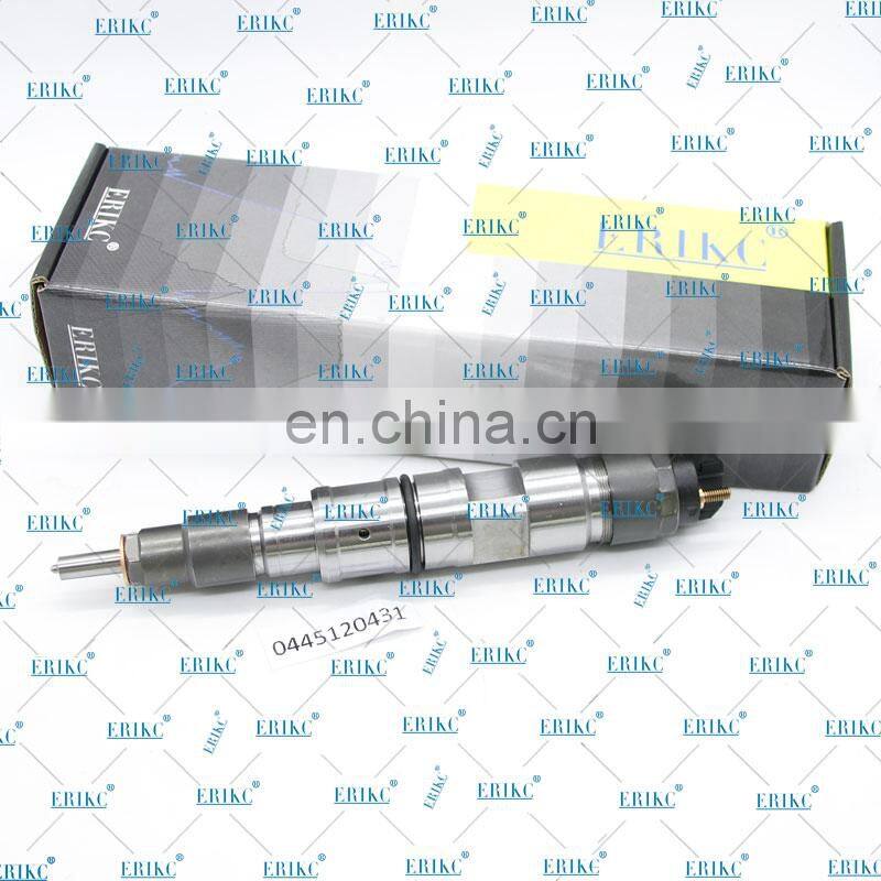 ERIKC diesel fuel injector 0 445 120 431 auto engine pump injection 0445120431 0445 120 431 cheap truck injector for bo-sch
