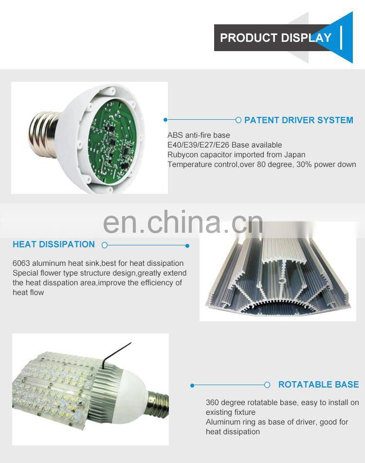 E27 E40 36W led street light bulb