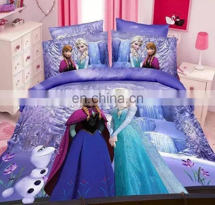 3d print microfiber duvets bedroom linen bedding sets for children 100% Polyester bed sets duvet cover