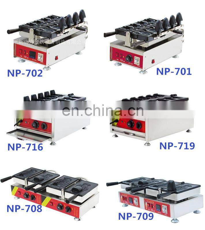 2016 Fast Food High Efficiency Ice Cream Taiyaki Machine/ Ice Cream Fish Waffle Maker Machines Cone