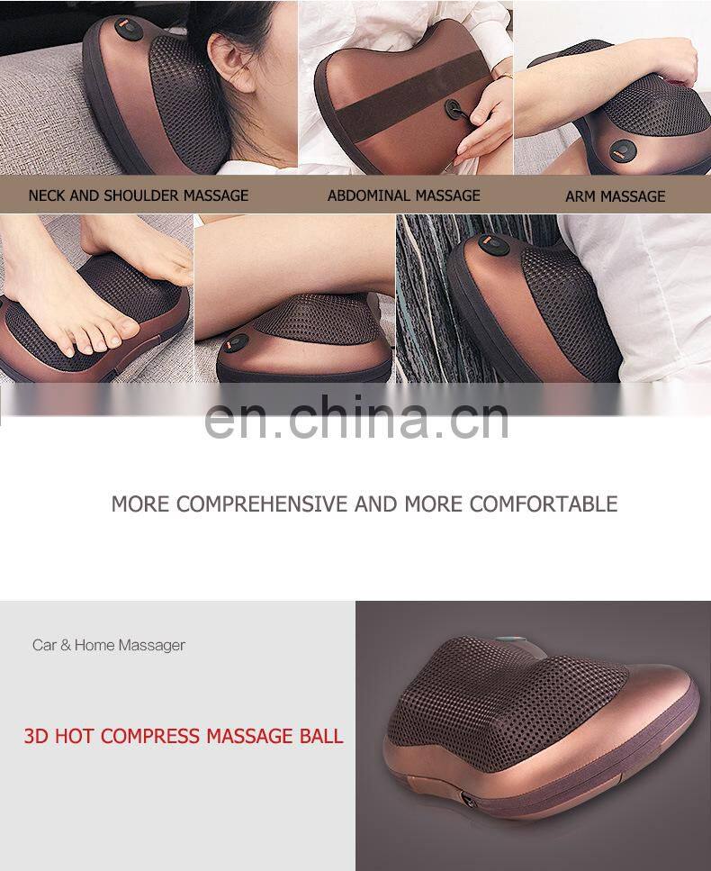 Electric Massage Pillow Neck Shoulder Back Massager Pillow