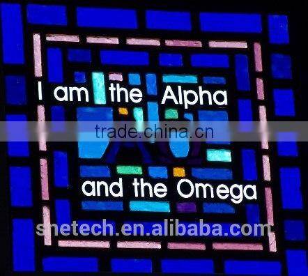 stained glass religious sysblom church window