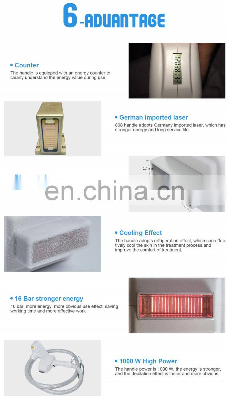 2020 newest laser diode 808nm for hair removal 808nm beauty machine depilight(CE/ISO/TUV/ROHS)