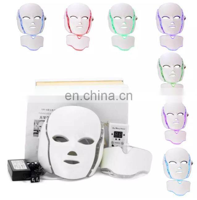 7 Color Lights Led Face Rejuvenation therapy Mask Facial Mask