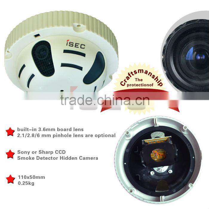 700TVL build-in 3.6mm board lens Sony CCD hot sell cheap price smoke detector camera
