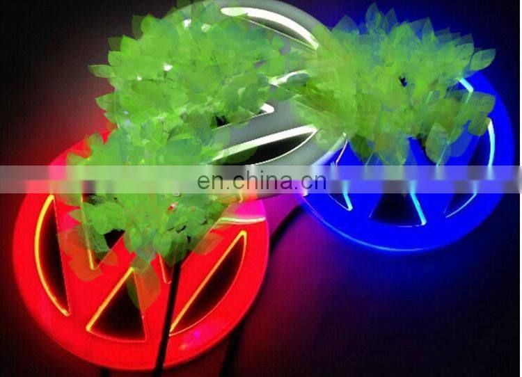 Illuminated LED Light front grille rear grille Car Badges Auto Emblems Logo