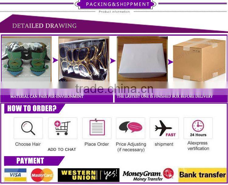 promotional fanshion style plastic flag color party glasses