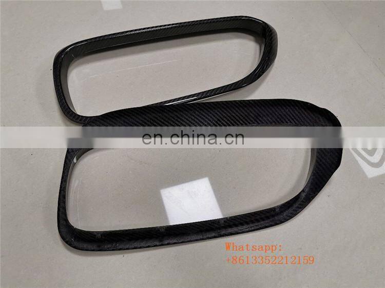 M5 F90 dry carbon fiber material grille cover fit for F90 front bumper replace grille