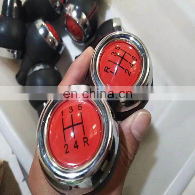 factory directly sale for auto parts gear shift knob with black leather covers car gear shift cover 6SPEED for BENZ