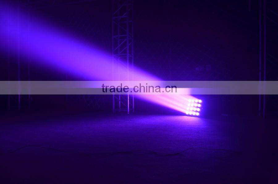 DMX led stage light 16pcs*15w rgbw four in one led pencil beam light