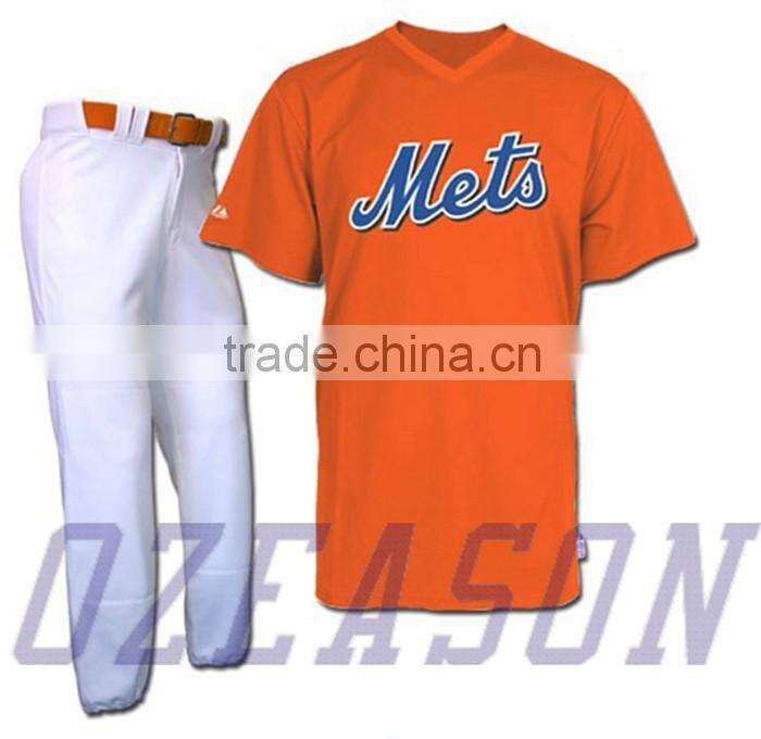 China Wholesale Cheap Sublimated Blank Baseball Jerseys