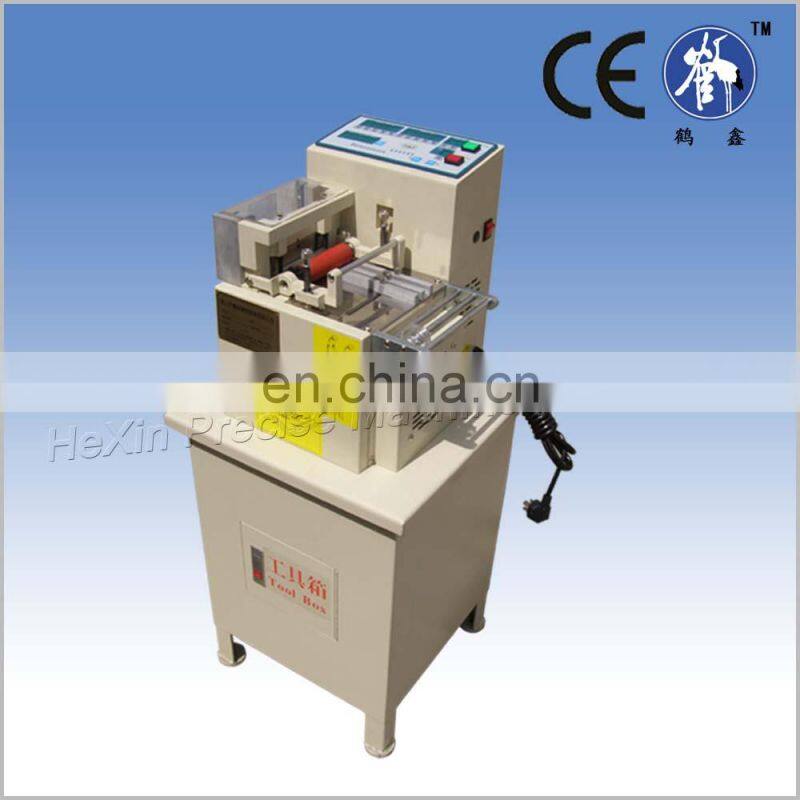 Automatic flexible pipe cutting machine with feeder for pp pipe