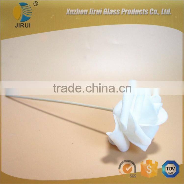 Rose sola flower with reed