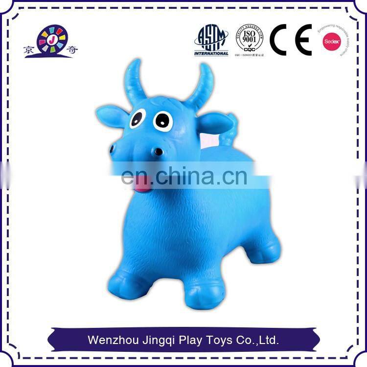 kids ride on Inflatable Jumping animals with cute design horse toys for home and school