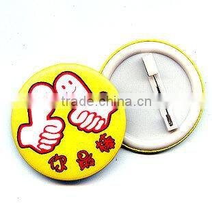 2014 promotion button badge,customized pin badges