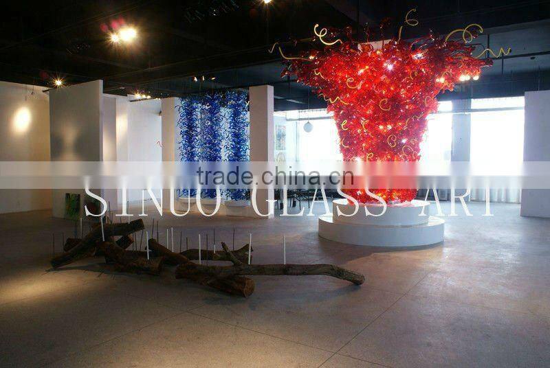 Luxury Green Decoration Hotel Lobby Lighting