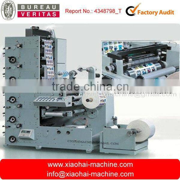 ZBS-320 5 colors label flexo printing machine