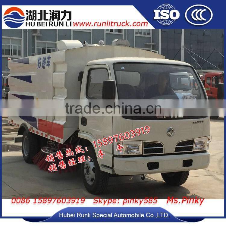 New Cheaper Price Sweeper Tucks Dongfeng 5000L Street Cleaning Machine Trucks For Sales