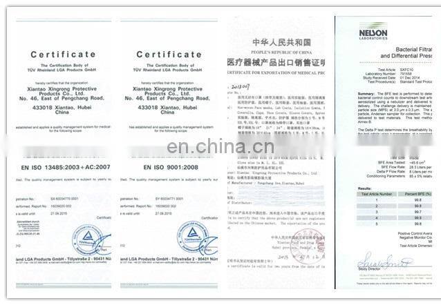 Disposable Non-woven / PP or SMS elastic band or tie on Surgical cap