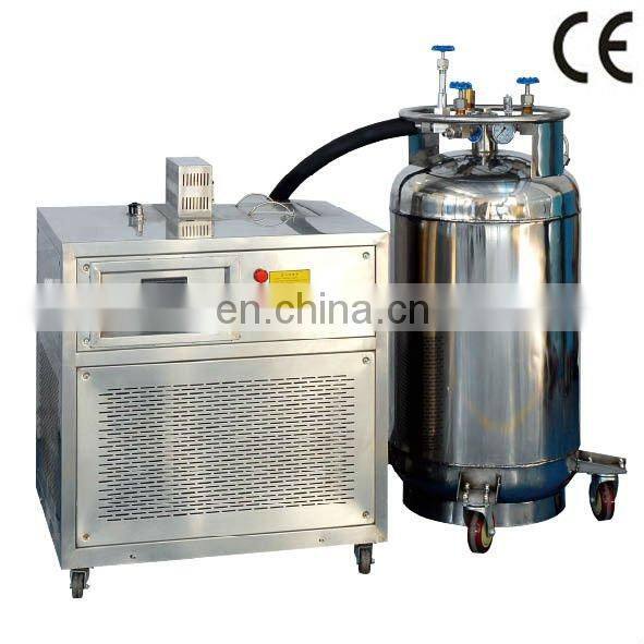 DWC-196 cryostat for impact test / liquid nitrogen cooling low temperature chamber /cryogenic tank