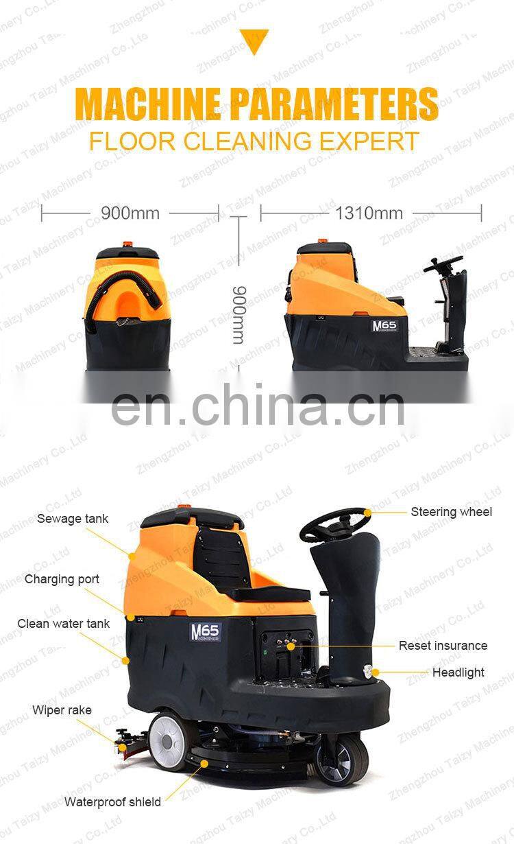 Floor Scrubber New Developed Ride-On Road Street Sweeper Machine