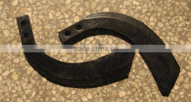 Heavy duty hand power tiller tractor knife