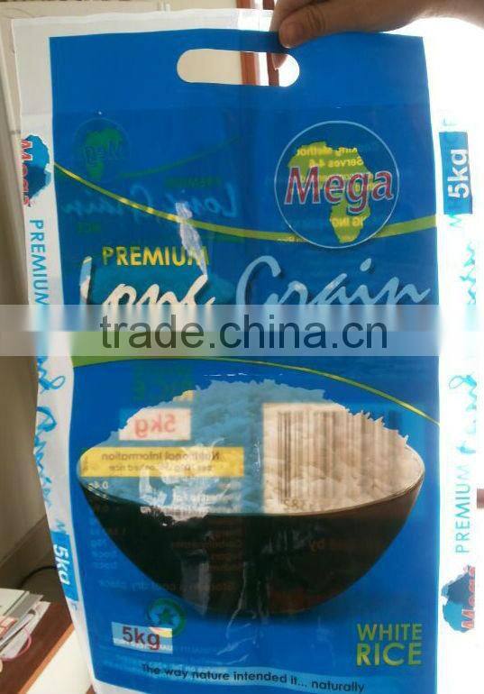 hot selling plastic rice packaging bag 50kg bag of rice 50kg pp rice bag made in china