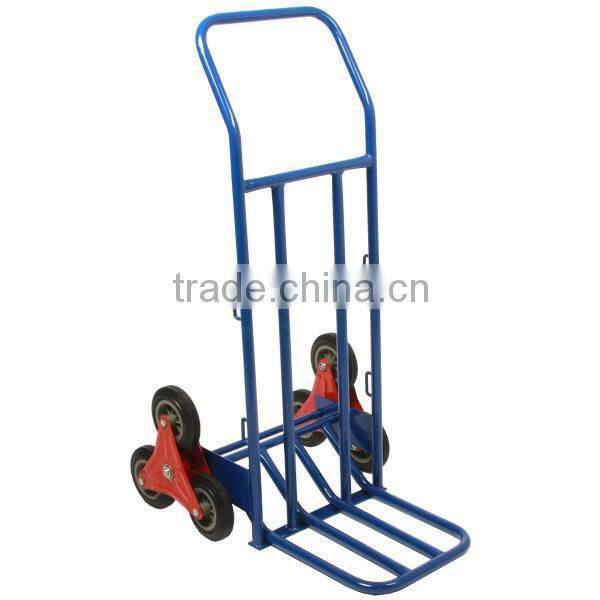 Heavy duty 250kgs load steel hand trolley sack truck