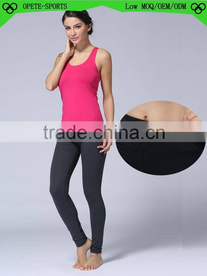 (OEM/ODM Factory)wholesale fitness clothing/ womens gym wear/ black yoga pants