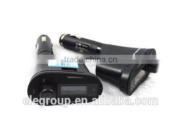 Car MP3 WMA Player/ FM transmitter; Support SD/MMC memory card(Max 8GB) and USB flash driver