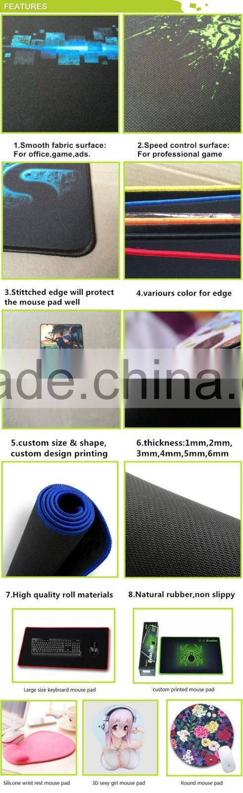 wide varieties superior materials wear-resistance inflatable custom made fitness eco busty mouse pad