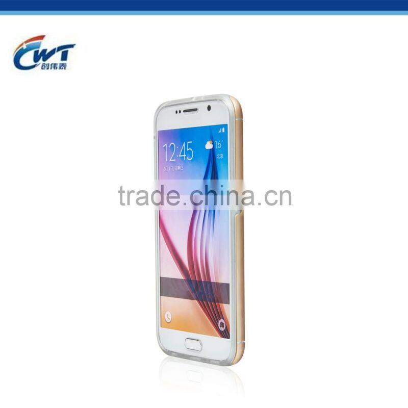 high quality new aluminum TPU custom phone case for samsung galaxy s6