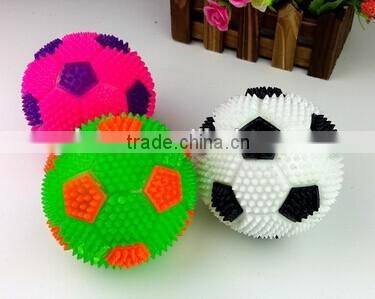 Football Shaped LED children Bouncy Balls