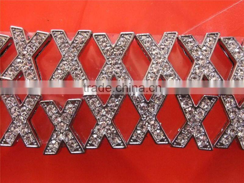 In stock fast delivery diamante slide letters 10mm