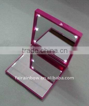 Mini led pocket mirror