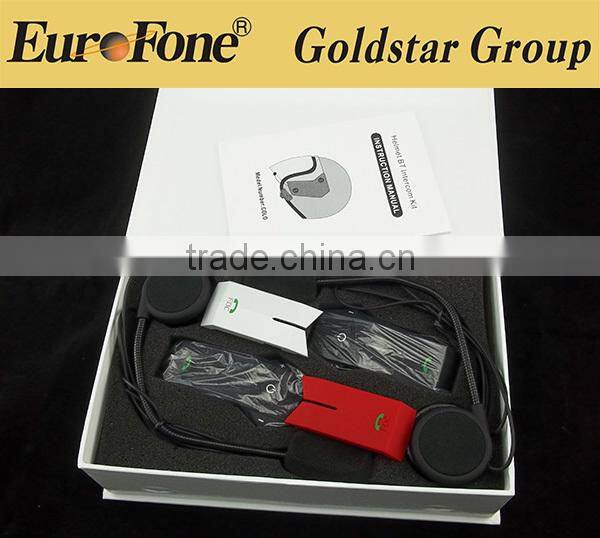 2016 newest Hot selling factory price bluetooth headset helmet intercom