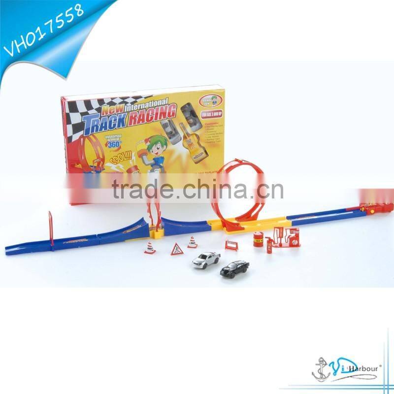Hot Sellling New Design Plastic Slot Car Track Toys Sets