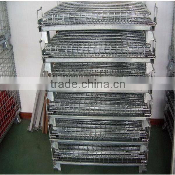 High quality galvanized collapsible storage cage(manufacturer)