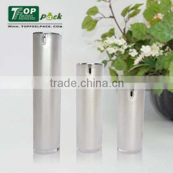 2015 Popular Luxury Acrylic Cosmetic Plastic Bottle with Pump Dispenser
