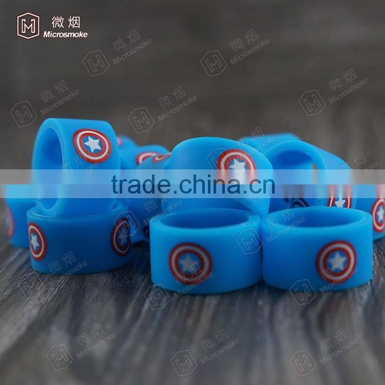 18.5x12 mm E cig custom silicone vape band China manufacture new electronic cigarette mod vape band silicon vape