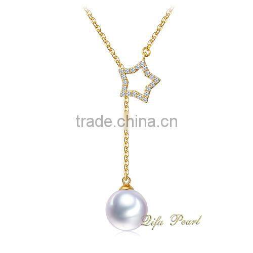 Latest Design Modern Pearl Necklace with Freshwater Pearl